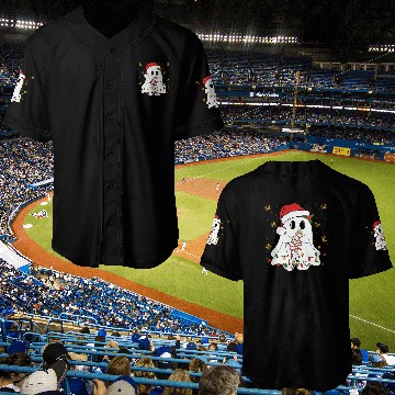 Discover Ghost Christmas Baseball Jerseys