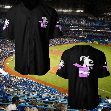 Discover Dog Pet Gift Box Funny Crazy Surprise Fun Puppy Baseball Jerseys