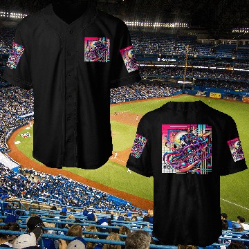 Discover "Cyberpunk Anime Vibes" Baseball Jerseys