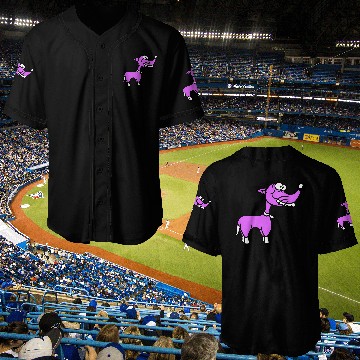 Discover Dog Standing Stupid Guy Funny Crazy Mad Weird Cool Baseball Jerseys