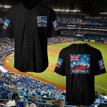 Discover Australia Outback Design Baseball Jerseys
