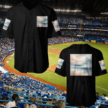 Discover Serene Ocean Dawn Abstract Baseball Jerseys