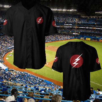 Discover The Flash | Lightning Bolt Logo Baseball Jerseys