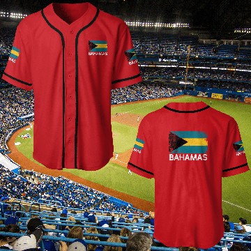 Discover Bahamian Flag Made In Bahamas Baseball Jerseys