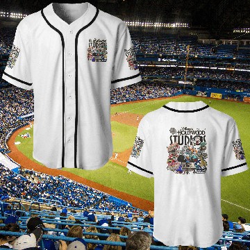 Discover Vintage Disney Hollywood Studios  Color Baseball Jerseys, Hollywood Studios Unisex Baseball Jerseys