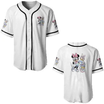 Discover Disney Minnie Daisy , Disney Minnie And Daisy Baseball Jerseys