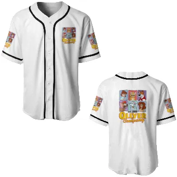 Discover Disney Oliver & Company Characters Baseball Jerseys
