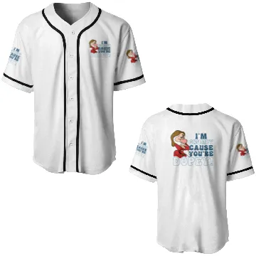 Discover Disney I'm Grumpy Because You're Dopey Baseball Jerseys, Snow White Grumpy Baseball Jerseys