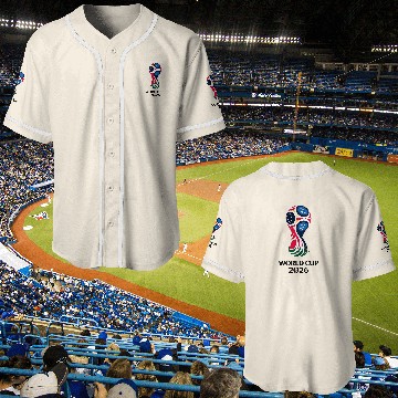Discover 2026 World Cup Logo Baseball Jerseys