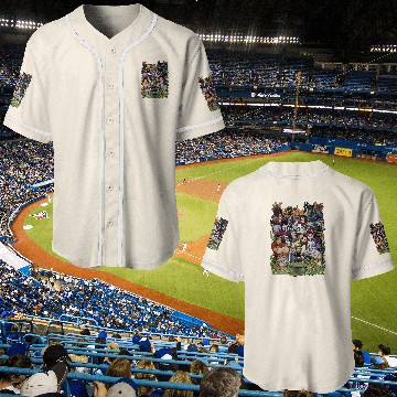 Discover Disney Villains Group Collage Gaston Ursula Maleficent Baseball Jerseys