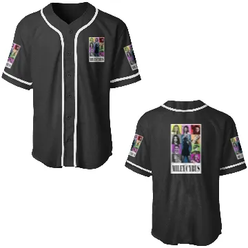 Discover Miley Cyrus Eras Tour Shirt Flowers Baseball Jerseys