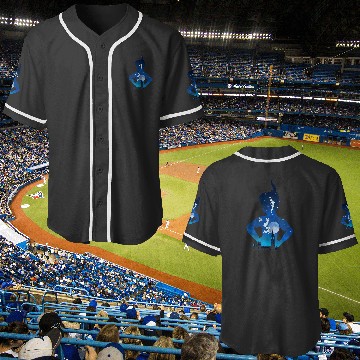 Discover Disney Peter Pan Midnight London Flight Silhouette Fill Baseball Jerseys
