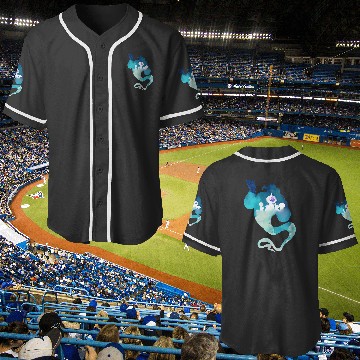 Discover Ala.ddin Watercolor Genie Disney Baseball Jerseys