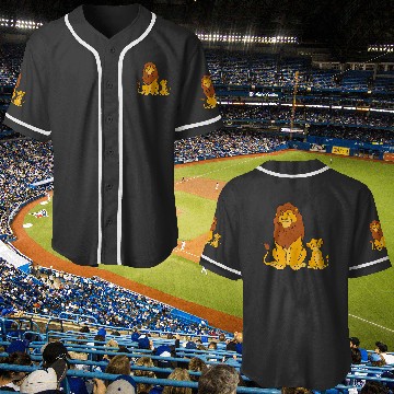 Discover Disney The Lion King Young Simba and Mufasa Baseball Jerseys