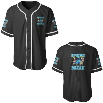 Discover Disney Stitch Beach Chair Chill Spring Break Baseball Jerseys