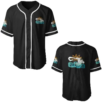 Discover Disney Moana Maui Hook Surf and Sun Gradient Graphic Baseball Jerseys