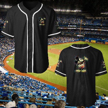 Discover disney mickey mouse scribble Baseball Jerseys
