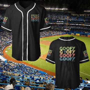 Discover Disney Goofy Retro Name Stack Baseball Jerseys