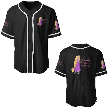 Discover Disney Princess Glowing Like Rapunzel Baseball Jerseys