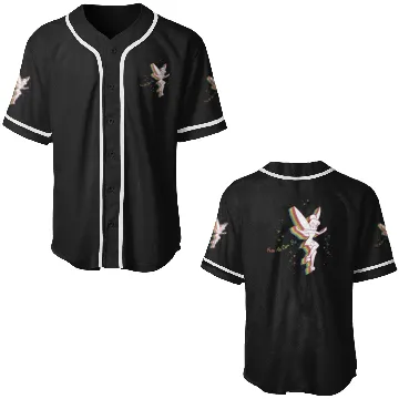 Discover Disneys Peter Pan Tinker Bell Rainbow Free As Can Be VNeck Baseball Jerseys