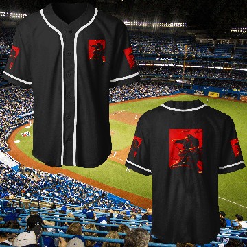 Discover Disney Mulan and Khan Red Poster Graphic Baseball Jerseys