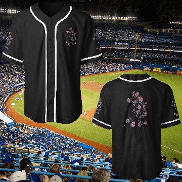 Discover Disney Floral Mickey Raglan Baseball Tee Baseball Jerseys