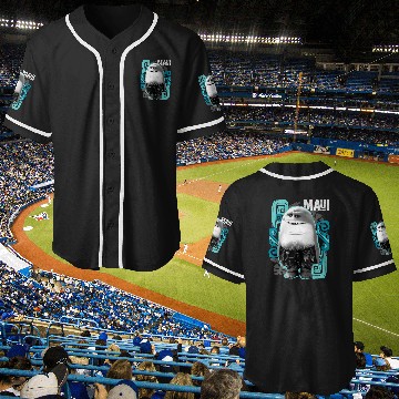 Discover Disney Moana Maui Half Shark Baseball Jerseys