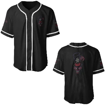 Discover Disneys Dr. Facilier Neon Face Baseball Jerseys