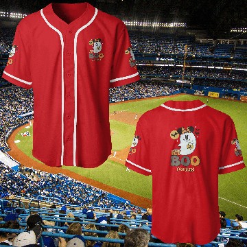 Discover Disney Park My Boo Ghost Minnie Mouse Disneyland Halloween Baseball Jerseys