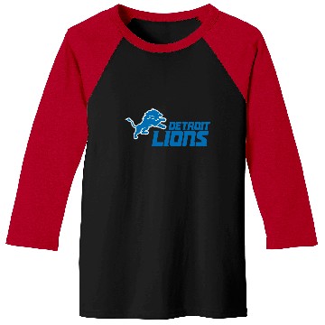 Discover Detroit Lions Logo Baseball Tees