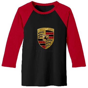 Discover Porsches logo Baseball Tees