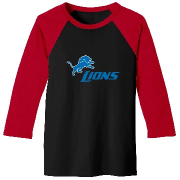 Discover Detroit Lions Logo Baseball Tees