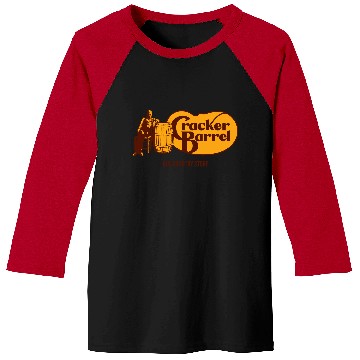 Discover Cracker Barrel Logo Baseball Tees