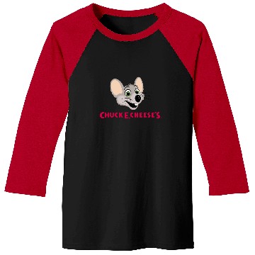 Discover Chuck e Cheese s food logo Baseball Tees