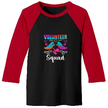 Discover Volunteer Squad Voluntary Worker Crew Volunteering Team Baseball Tees