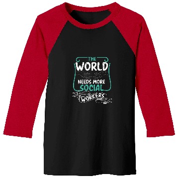 Discover The World Needs More Social Workers Helping Others Baseball Tees