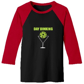 Discover Day Dinking Pickleball Player Baseball Tees
