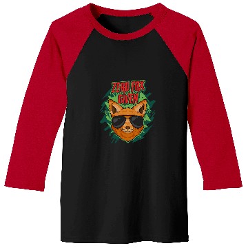 Discover Fox Lover crazys Like A Fox Funny Zero Fox Given Classic Pun Foxy Joke Baseball Tees