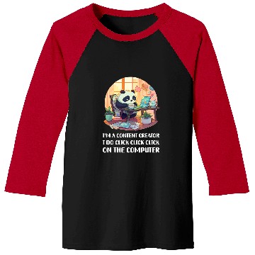 Discover Im a Content Creator I Do ClickClickClick 1 Baseball Tees