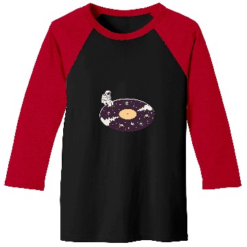 Discover Astronauts Planet Vinyl Record Space Astronaut Spacecraft Spaceman Baseball Tees