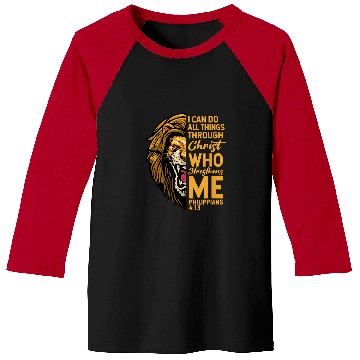 Discover Christian Philippians 413 Bible Quote Scriptures Christian Baseball Tees