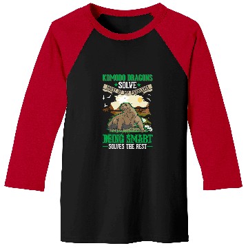 Discover Dragons Komodo Dragons solve mosts of my problems Komodo Dragon Baseball Tees