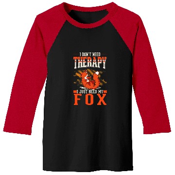 Discover Fox Therapy Red Fox Baseball Tees