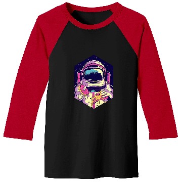 Discover Astronauts Loves Pizza Space Science Astronomy Apparel Baseball Tees
