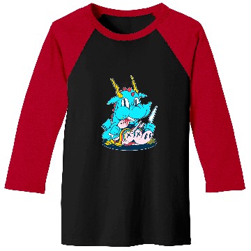 Discover Blue Dragon Is Unicorn Baseball Tees