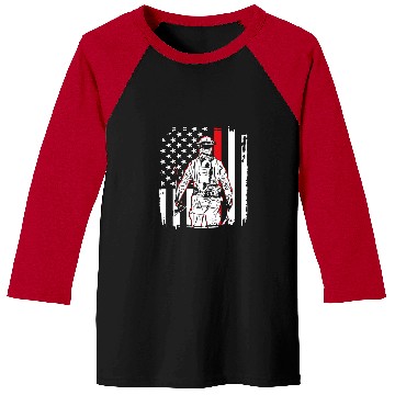Discover Fireman Firefighter American Flag Firefighter fires Station Patriotic Fireman 221 Firemen Baseball Tees
