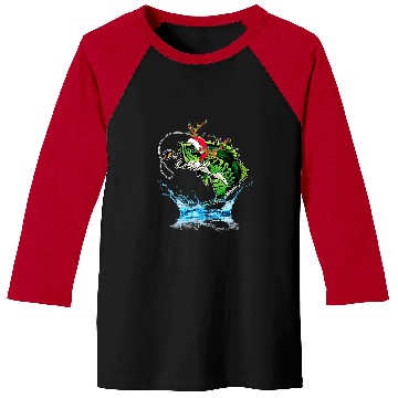 Discover Fishing Funny Fishing Christmas Merry Fishmas Ugly Pajama Fisher432 Fisher Baseball Tees