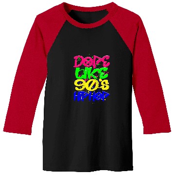 Discover Dope Like 90s Hip Hop Retro Graffiti Old School Baseball Tees
