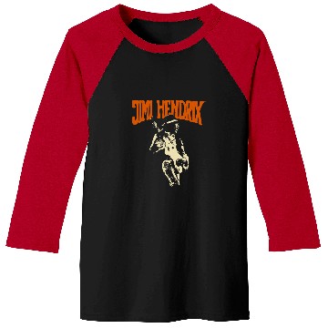 Discover Guitarist Jimi Hendrix Guitar Baseball Tees