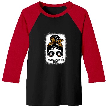 Discover Bleached Bernese Mountain Mama Messy Bun Glasses Dog Owner Baseball Tees